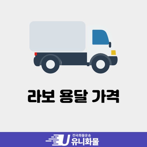 라보 용달 가격 과 당일 접수 이용 방법 알아보기