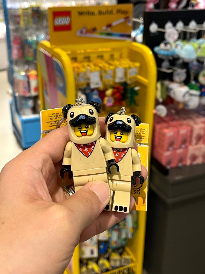 레고 LEGO 퍼그 키링/키체인/LED키라이트 KE213 구매 후기