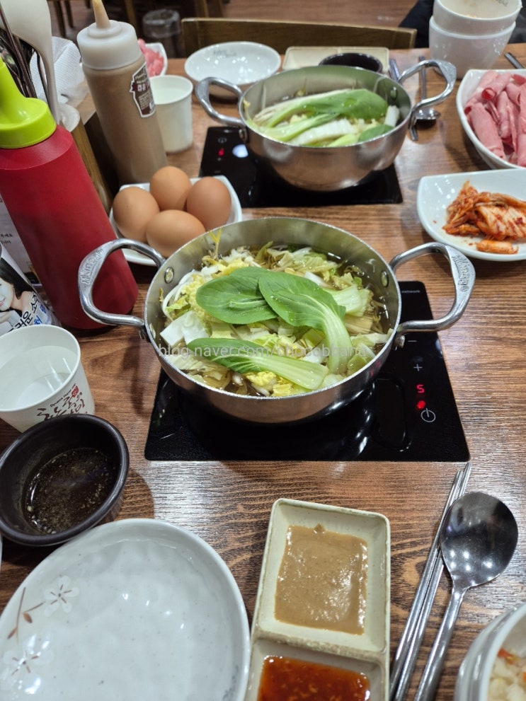  선향정 강남역 샤브샤브 서초점 소고기샤브 칼국수 죽 1인세트