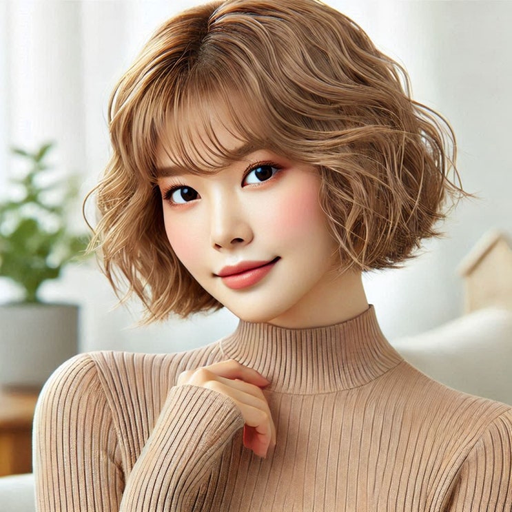  송파 숏단발펌 컬러에 따라 다른 느낌! 연디자이너