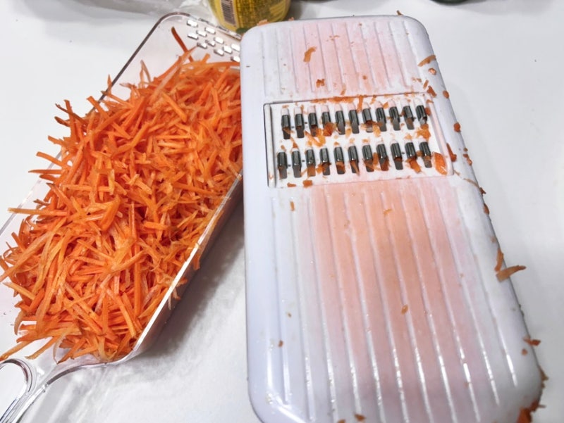 내돈내산 바겐슈타이거 채칼 슬라이서 사용 솔직한 장단점 사용 후기 당근라페 채칼