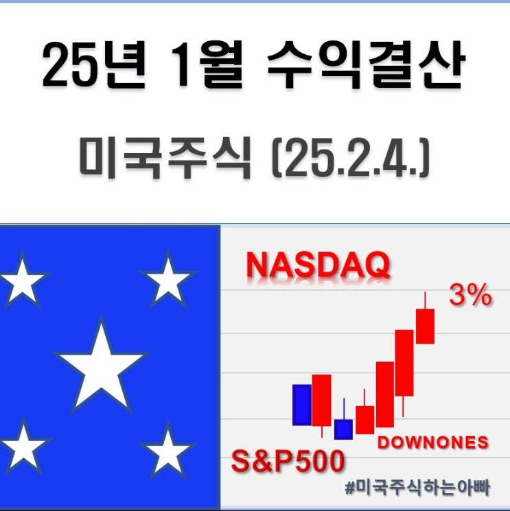  미국주식 '25년 1월 수익결산(25.2.4.)