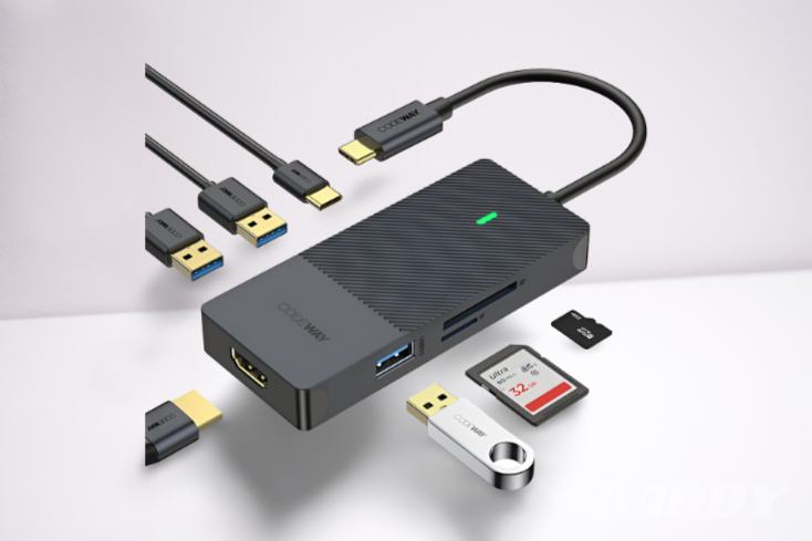 C타입 멀티허브 추천! 코드웨이 USB C타입 노트북 멀티허브, 7포트로 확장성 UP C타입 멀티허브 추천! 코드웨이 USB C타입 노트북 멀티허브, 7포트로 확장성 UP