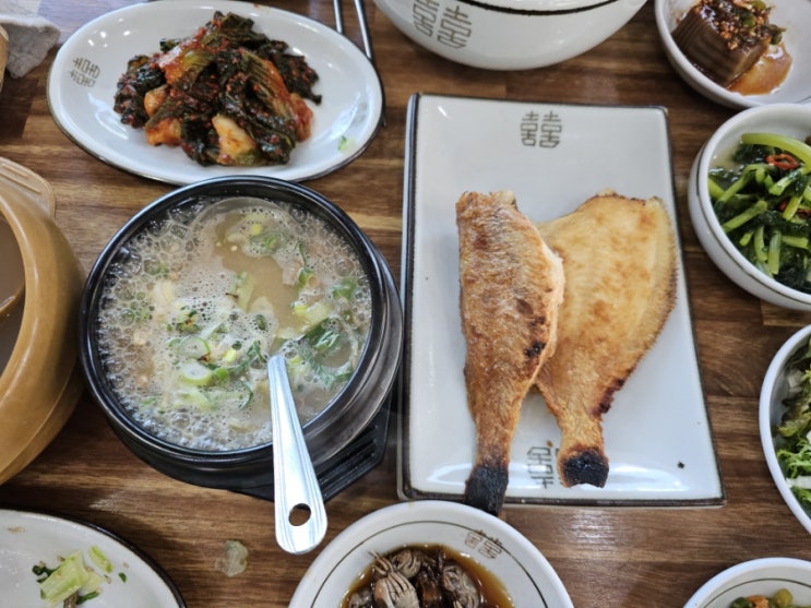  김해 내동_반찬까지 맛있는 시골보리밥청국장 연지공원 맛집