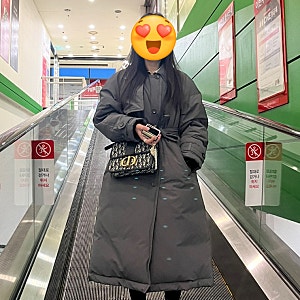 온앤온 트렌치 롱 구스다운 패딩 코트