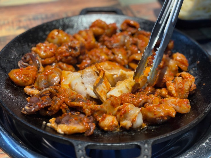  [이천 맛집] 현지인 추천 싱싱한 쭈꾸미삼겹살, <쭈꾸미아저씨 이천마장점>
