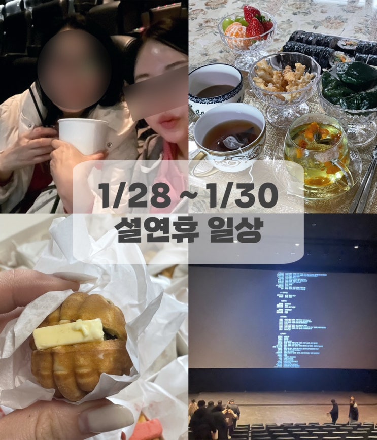  [1/28~1/30 일상] 해삐해삐 설날 보내고 살크업하기 / 다이어트 진짜 시작