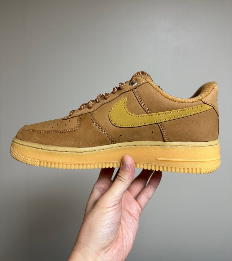 나이키 된장포스 265 사이즈 크림 구매후기(Nike Air Force 1 '07 WB Flax)