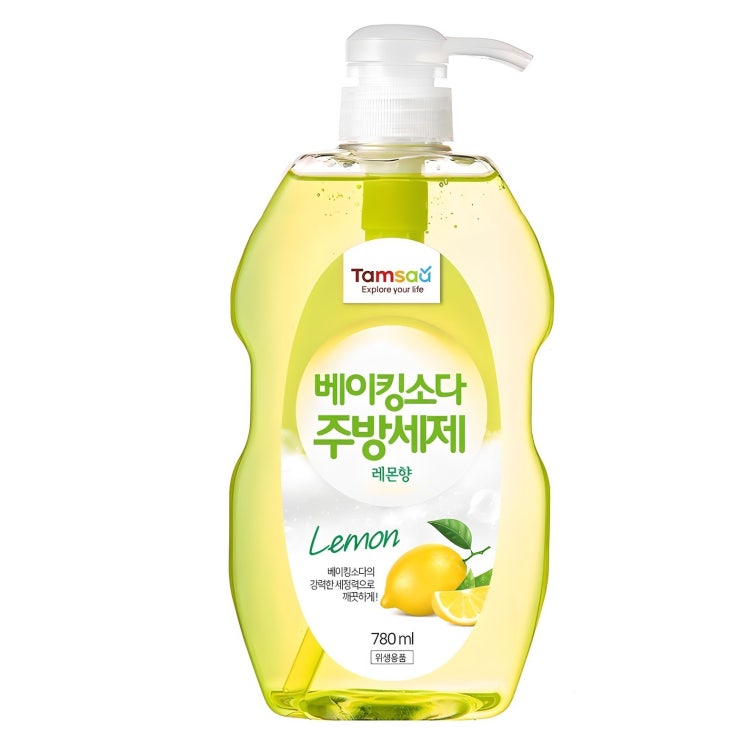  탐사 베이킹소다 주방세제 레몬, 780ml, 1개