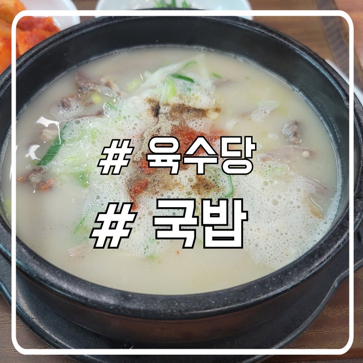  서울 서초 마제스타시티 점심 국밥 맛집 육수당