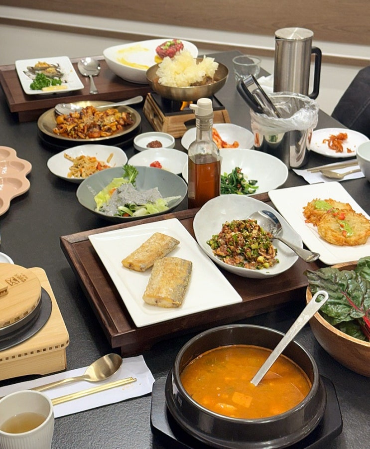 루원시티 맛집 밥상편지에서 특별한 한 끼𓇨𓌉