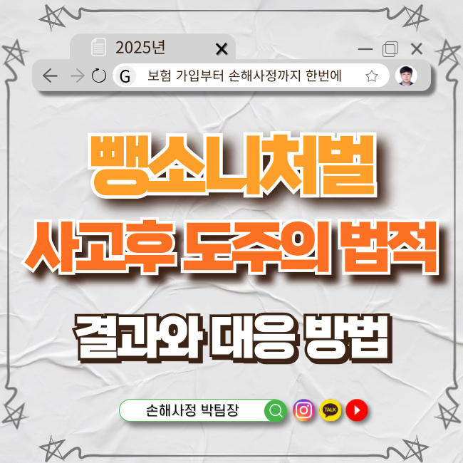  뺑소니 처벌: 교통사고 후 도주의 법적 결과와 대응 방법