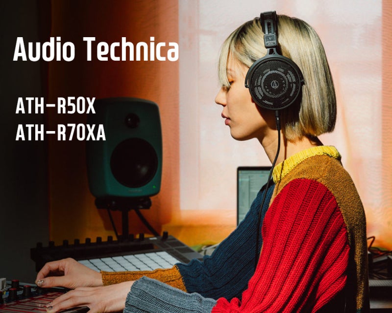 오디오테크니카 믹싱, 모니터링 헤드폰 ATH-R50X, ATH-R70XA 출시. 스튜디오 모니터 헤드폰