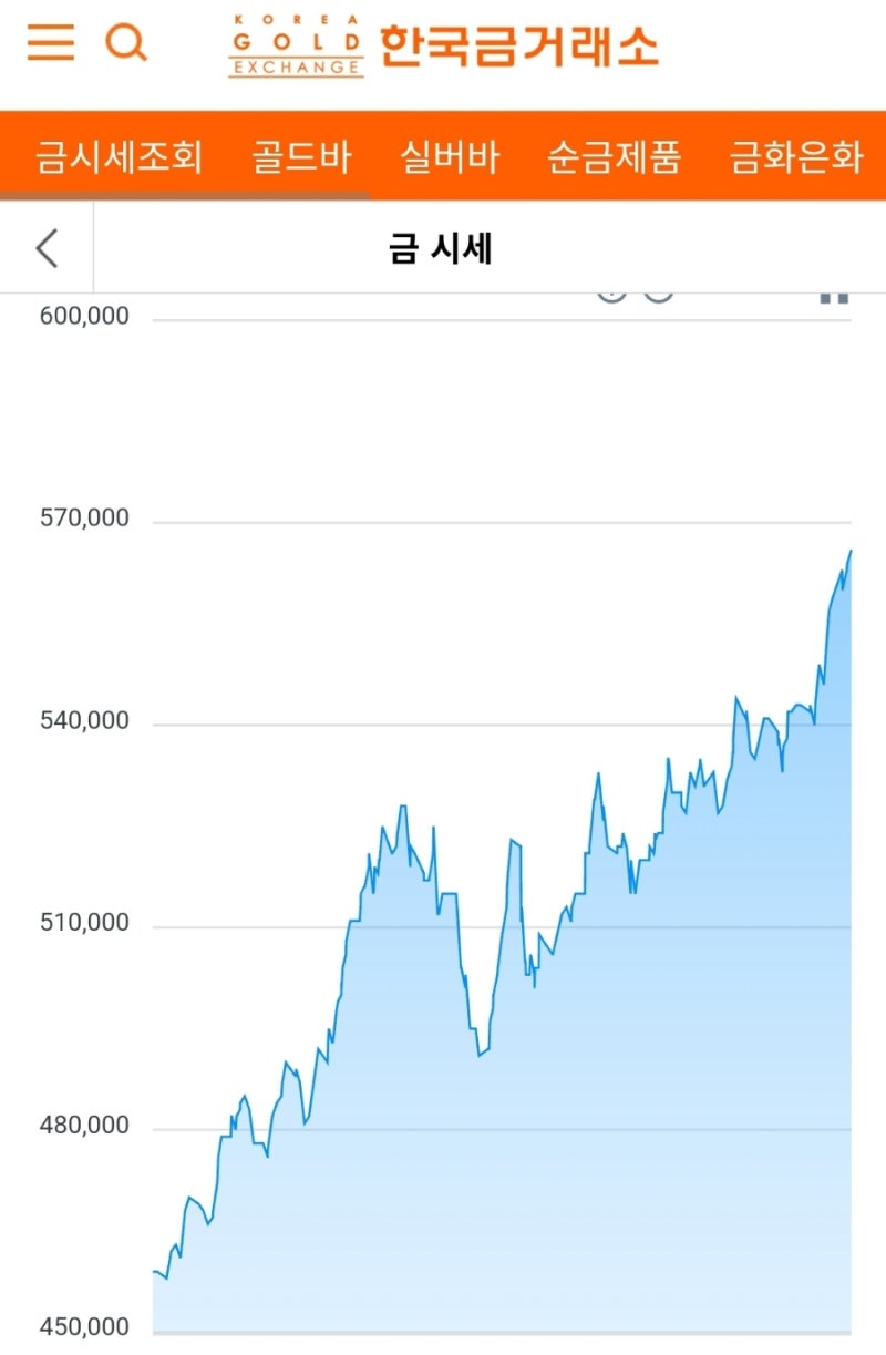 금 가격 상승이유 한돈 54만원돌파🔻 금 투자방법! : 네이버 블로그