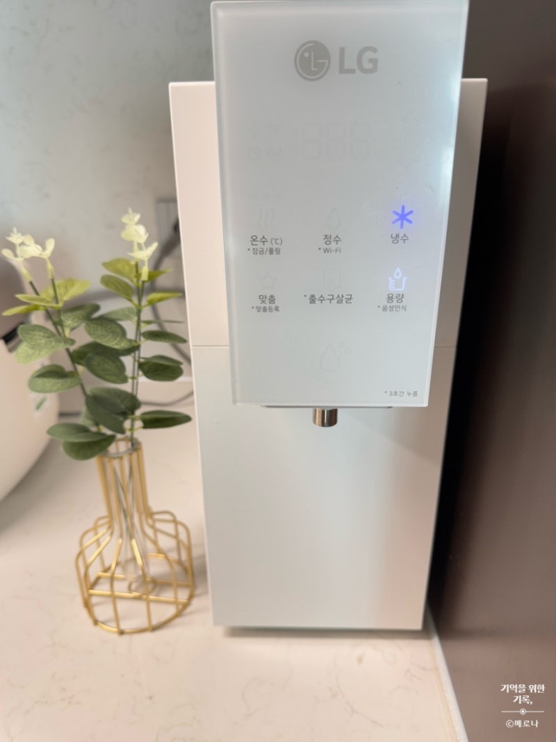 LG 엘지 정수기 퓨리케어 오브제컬렉션 필터 자가 셀프 교체, 청소, 필터 초기화까지