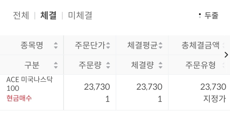  주식 저축 2025.02.05 : ACE미국나스닥100 매수