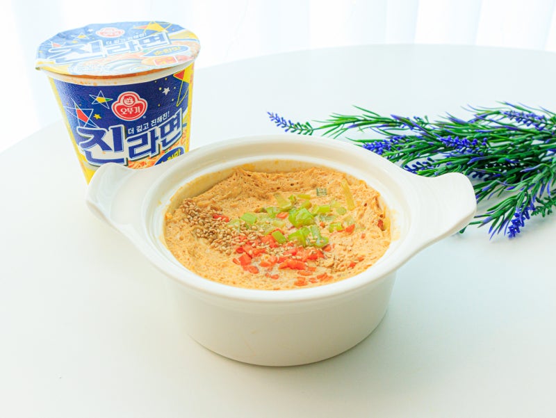 진라면 컵라면 계란찜 만들기 전자레인지 달걀찜 만드는 법 간단한 야식