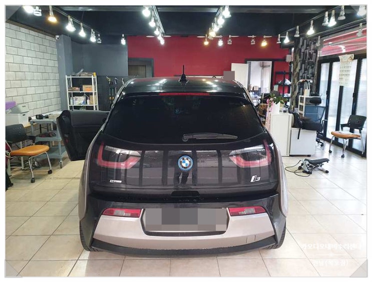  BMW I3 전기차 전남 목포 NBT오디오 설치 차량 소리가 안 나와서 수리 의뢰하여 확인해 보니 오디오 고장으로 확인 수리 완료
