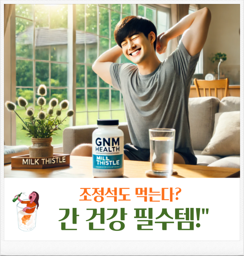 간영양제 조정석 밀크씨슬? GNM 건강한 간 솔직 리뷰!