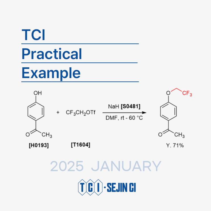  TCI Practical Example: 2,2,2-Trifluoroethyl Etherification Using 2,2,2-Trifluoroethyl Triflate