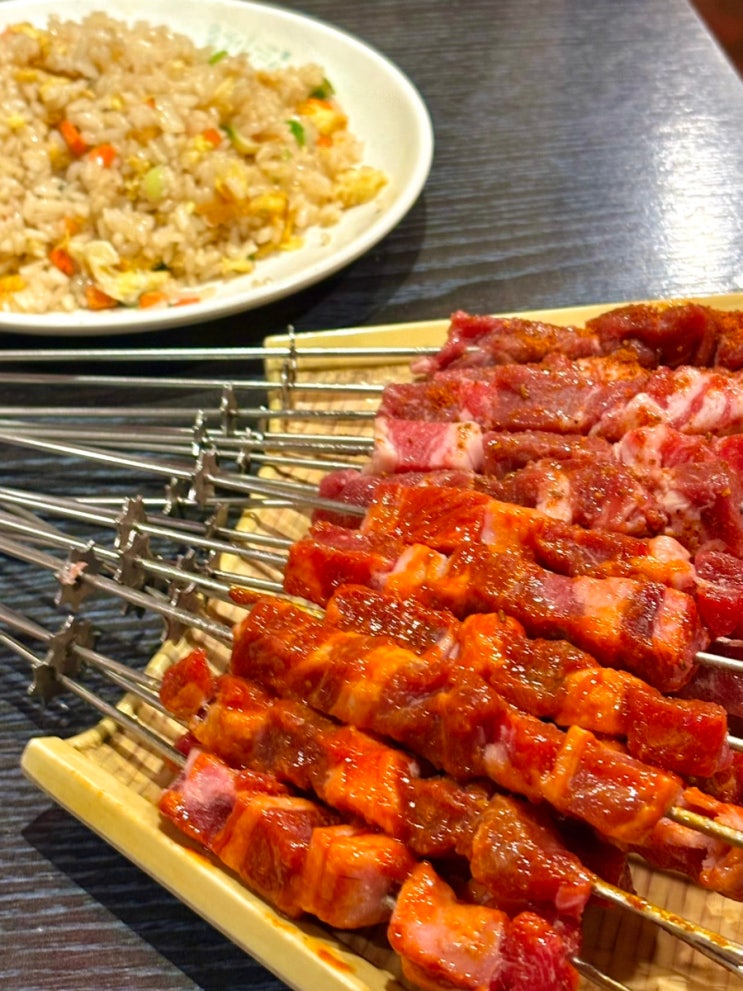  빈빈양꼬치 :: 사당역 양꼬치, 계란볶음밥부터 물만두까지 대만족 내돈내산 후기