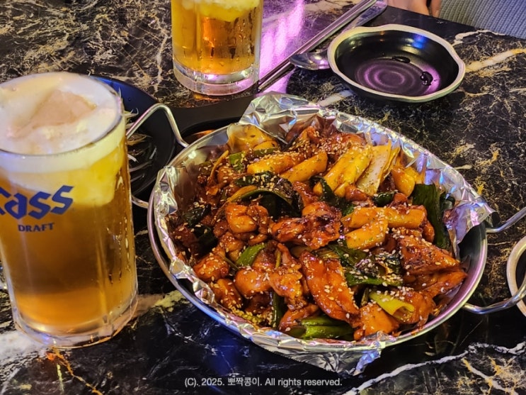  장산역 치킨 늦게까지 하는 좌동 재래시장 맛집 봉다리숯불두마리치킨