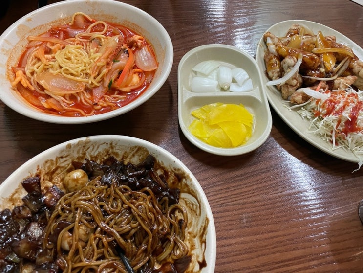  명희원 분당 정자 중국집 맛집 레트로 감성