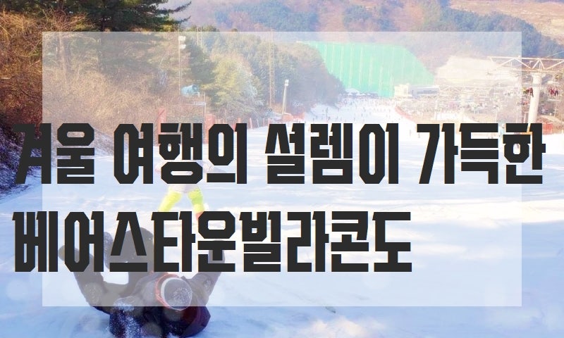 베어스타운 빌라콘도 사진 1