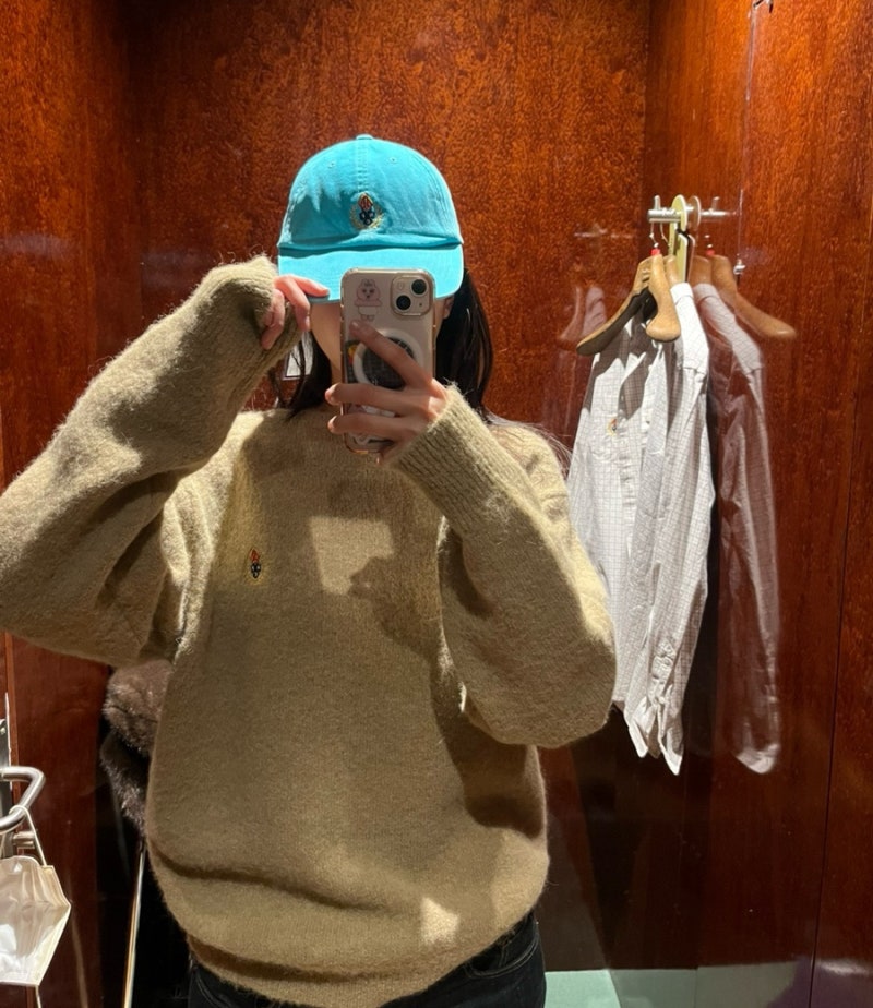 고터/신세계 헤리티지플로스 매장 셔츠 모자 알파카니트 세일 착샷 알프레드 후기