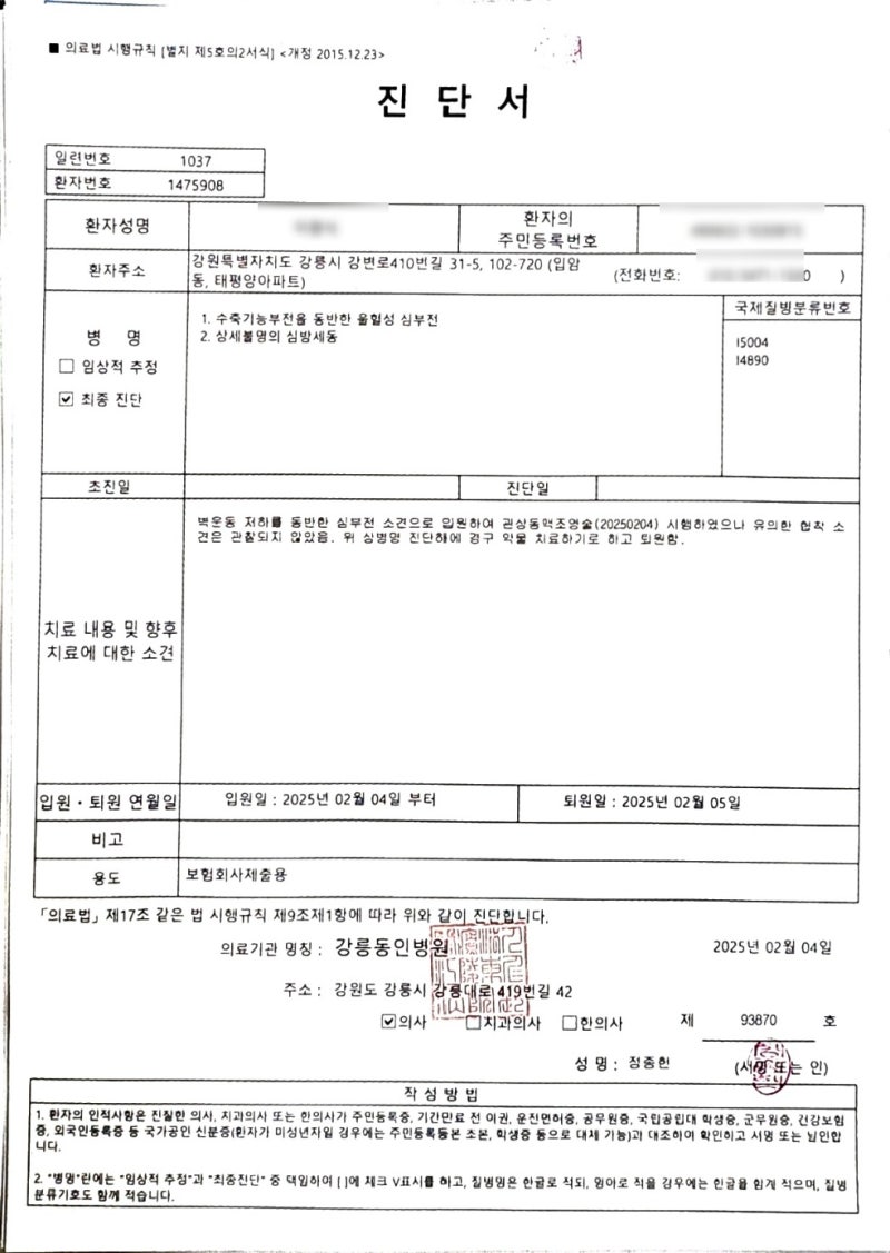 울혈성 심부전