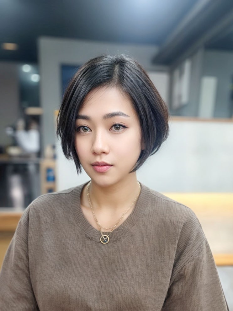  40대 여자 숏컷 세련된 숏컷으로 동안 효과까지