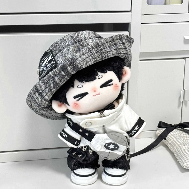  20cm 캐주얼 흑백 세트 인형옷 아이돌인형옷