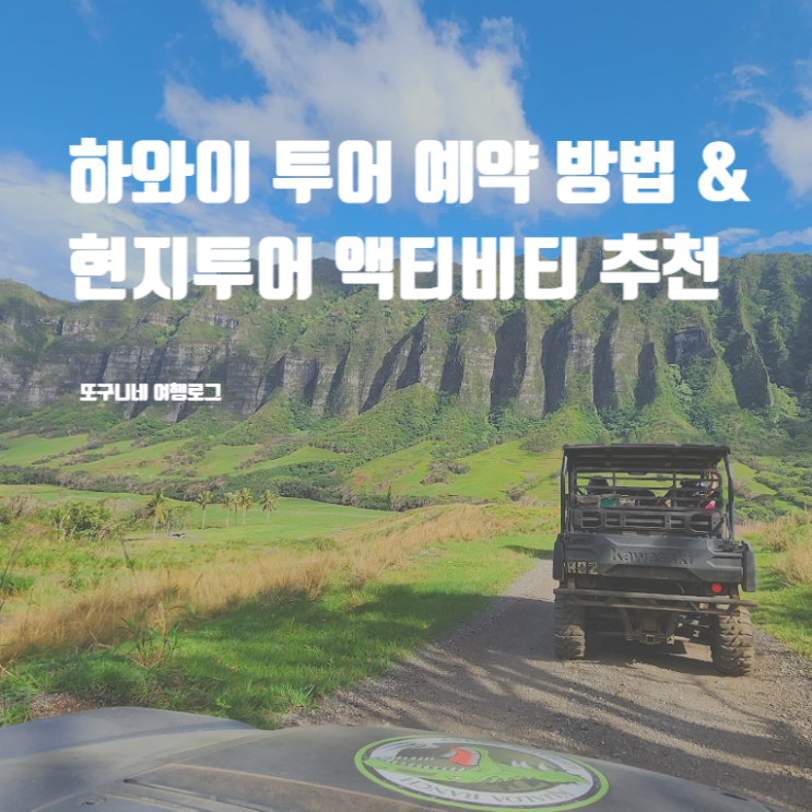  하와이 투어 예약 현지투어 액티비티 종류 BEST (특가 할인 정보)