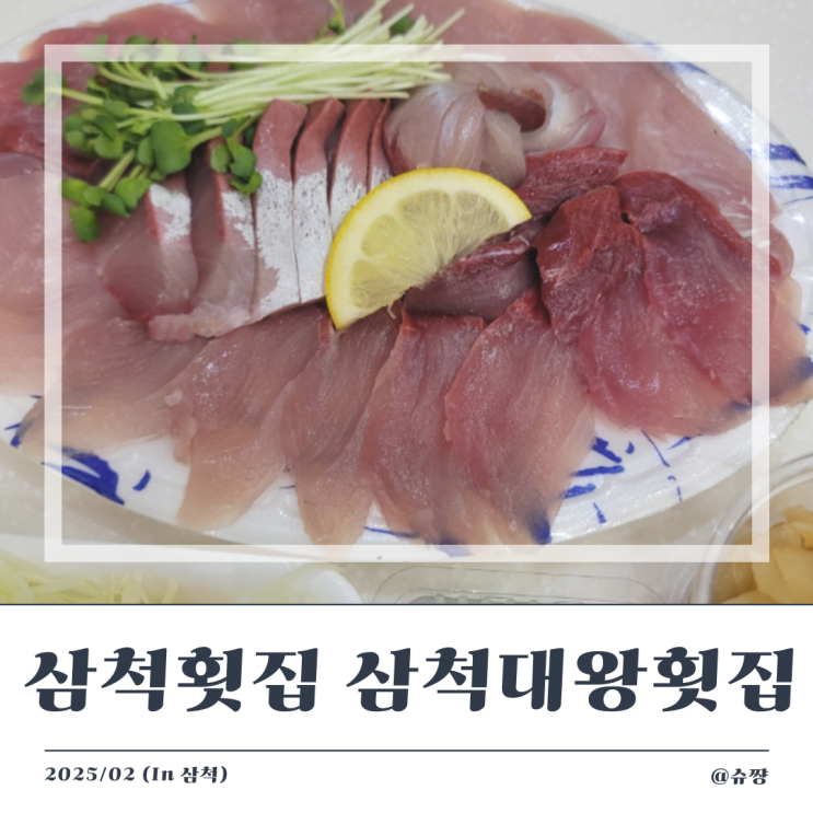  [삼척회포장] 대방어 맛있는 삼척 중앙시장 맛집 '삼척 대왕 횟집'
