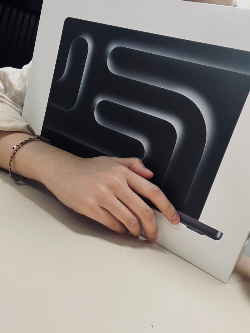 [세밀한 언박싱] 고사양 맥북프로 14 M4pro 스페이스블랙이 내 품에! !