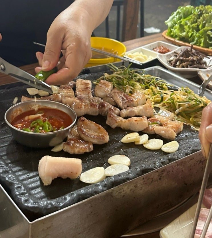  대교정육점식당 | 안성 인지동 삼겹살 맛집 추천/내돈내산
