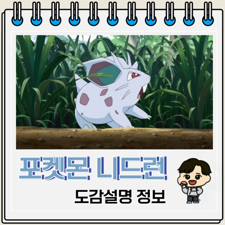 포켓몬스터 니드런도감설명 정보 포켓몬스터 니드런도감설명 정보