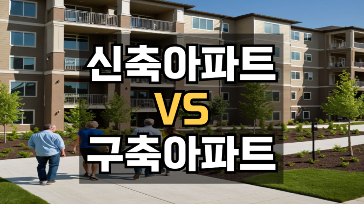  신축 아파트와 구축 아파트의 장단점