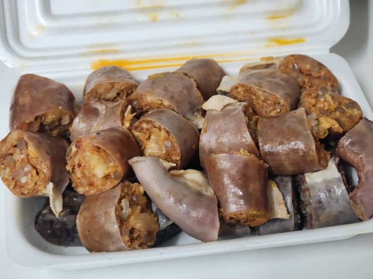  낙성대역 옛날가마솥 순대트럭 고추순대 김치순대 전통순대 내장 리뷰