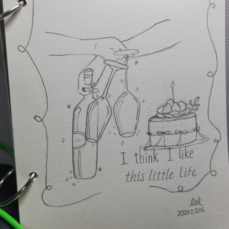  (3/206) I had some wine. 20250206