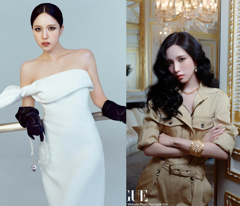 TWICEミナ ブシュロンジュエリーグラビア [Vogue, パリ旗艦店]