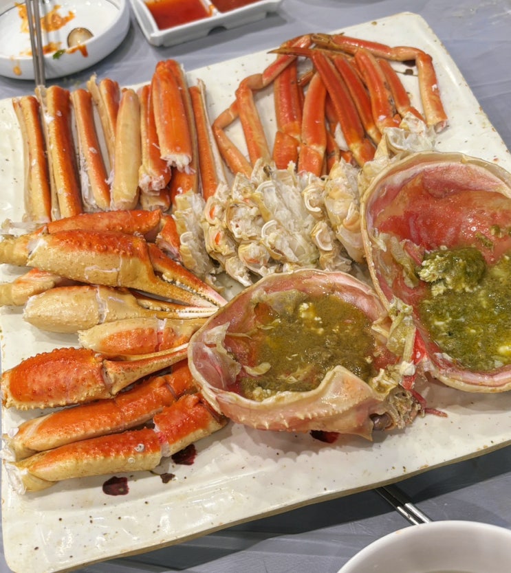  [강릉 강문해변 맛집] 세인트존스 킹크랩 대게 애견동반 맛집 '솔향대게'
