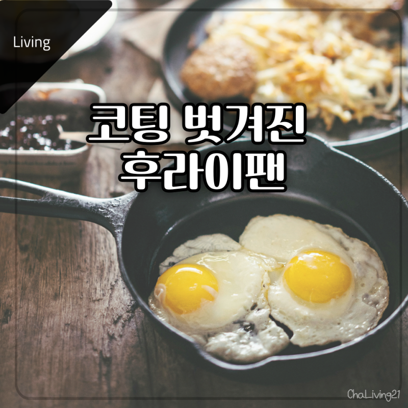 코팅 벗겨진 후라이팬 우유로 코팅 가능?