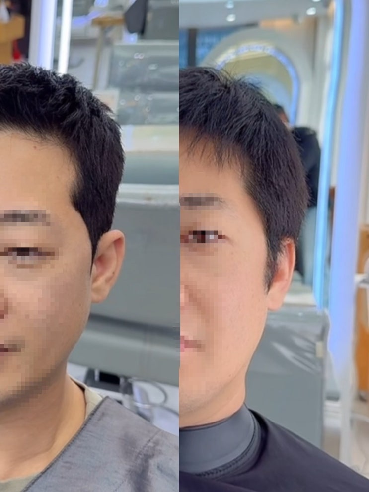  광주 수완지구 뜨는머리 차분하게 다운펌으로 해결