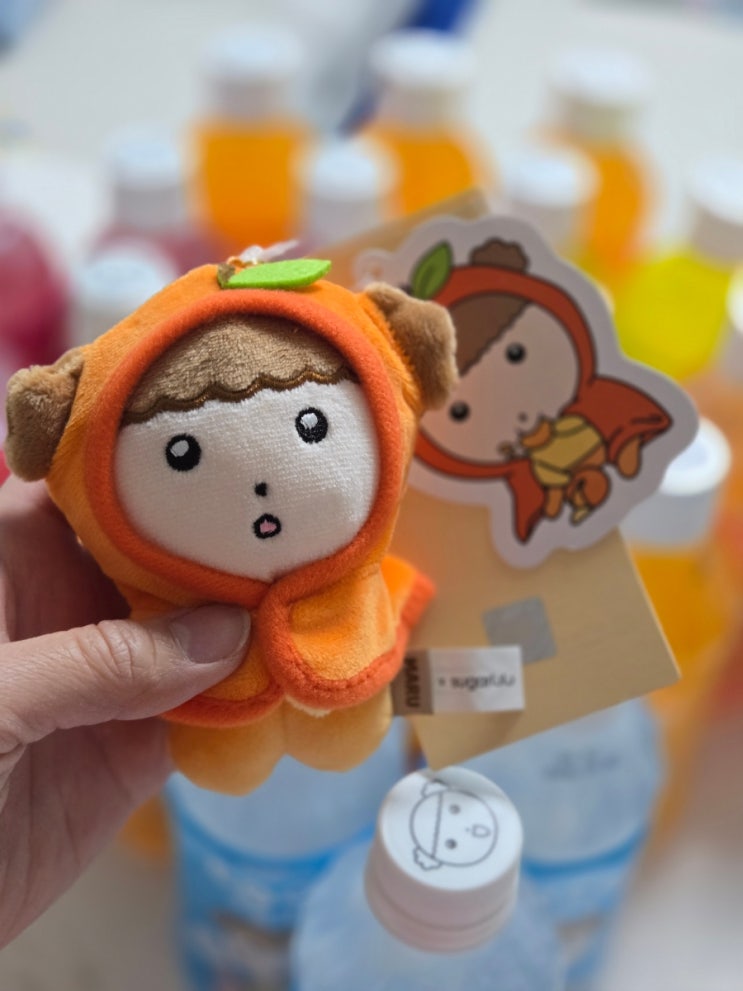  [코코제로] 슈가로로 마루는 강쥐 콜라보 감귤 마루 키링