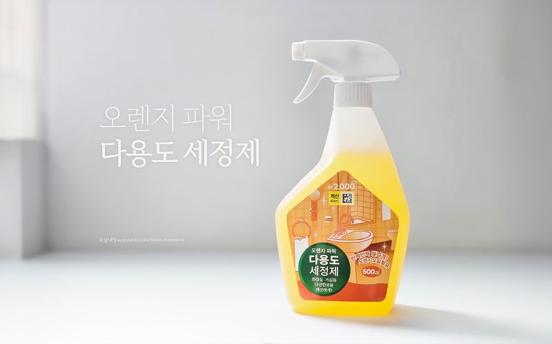 다이소 오렌지 파워 다용도 세정제