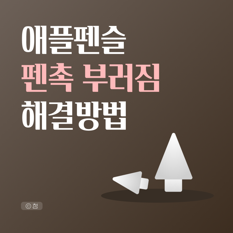 애플펜슬 펜촉 부러짐 해결방법 알아보기
