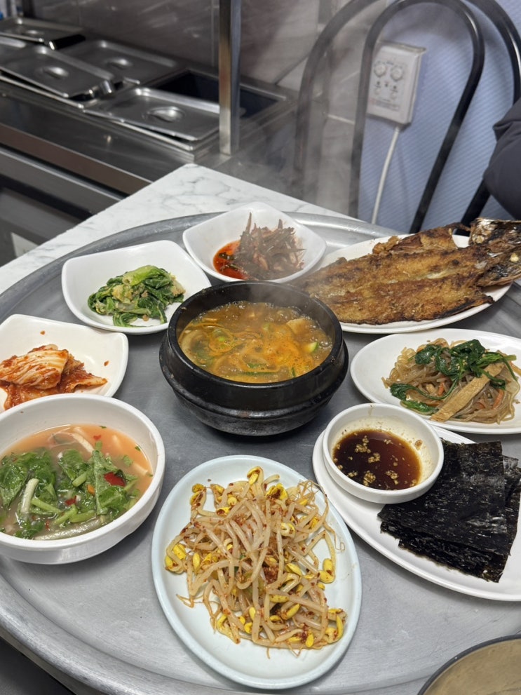  포항 죽도시장 현지인 맛집 백반기행 보리밥 정식 대화식당