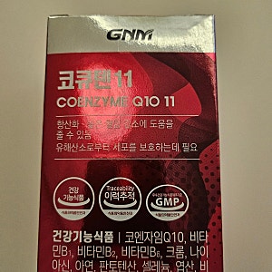 [임신준비] 영양제 GNM코큐텐 코엔자임큐텐 코엔자임Q10 리뷰 $내돈내산