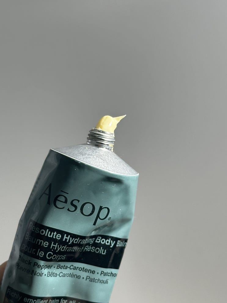  촉촉한 보습! 이솝 레졸루트 하이드레이팅 바디 밤 리뷰